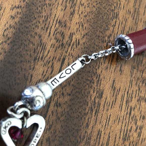 Vintage Brighton Heart Song Red Hope Necklace & bracelet - Picture 13 of 15